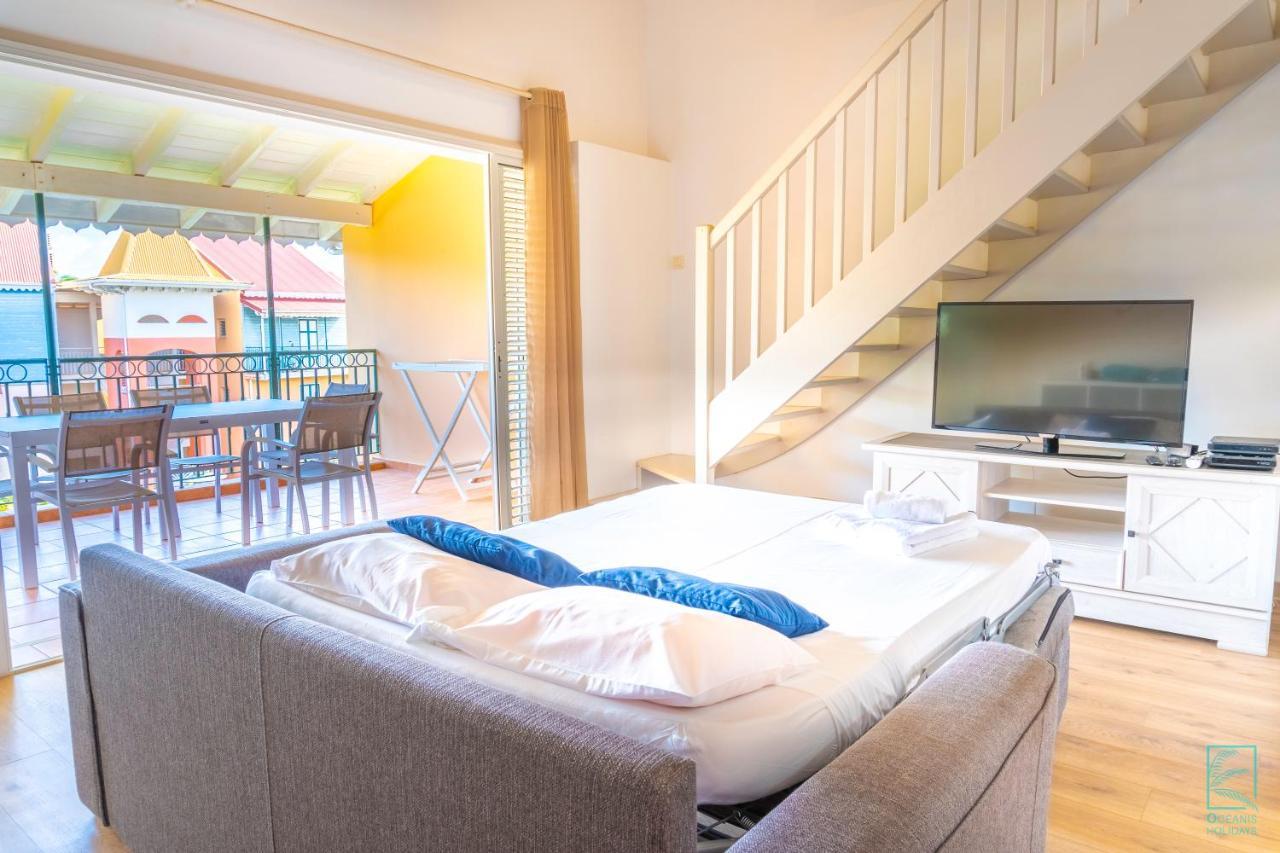 Superbe appartement en duplex en residence - Caye d'Argent Le Gosier  Extérieur photo